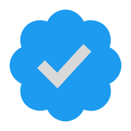 Author verified check mark badge